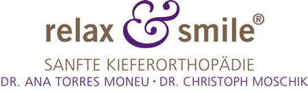 Logo relax and smile relax & smile® · Sanfte Kieferorthopädie Dr. Ana Torres Moneu & Dr. Christoph Moschik