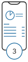 Schritt 3 · Deinen individuellen Bericht · SmileMate Dental Monitroring